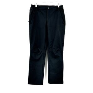 Camel Crown Pants Men Small Black Softshell  Fleece Lined Hiking Ski Outdoor